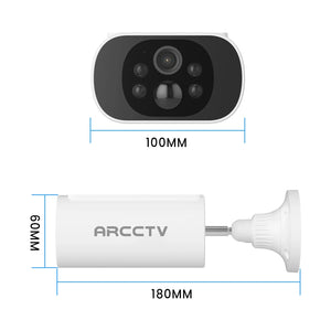 ARCCTV 2K Wireless Solar Camera - Humanoid Detection And Night Vision - stepyours.com
