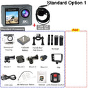 HUAFANT M4R Action Camera 5K 4K60FPS Waterproof 30m IPS Touch LCD 5X Zoom - stepyours.com