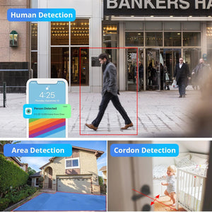 8MP 4K IP Camera WiFi Bullet Outdoor With AI Human Detection - stepyours.com