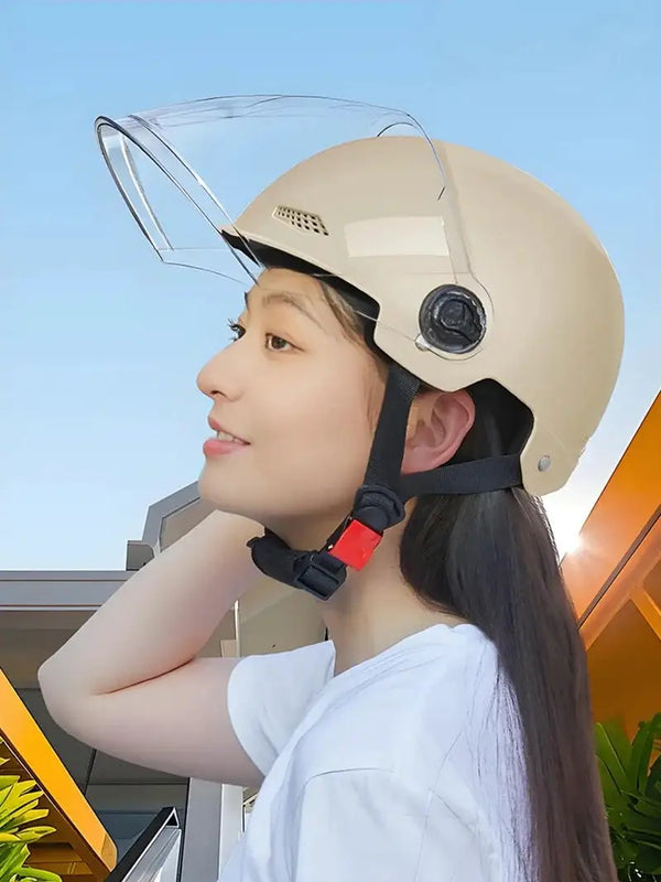 Half Helmet For Electric Bike Riders — product view 2