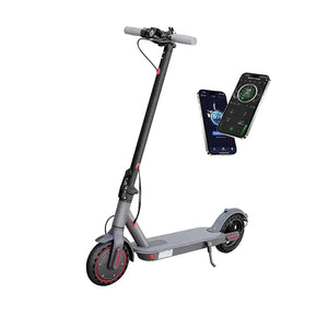 LADPED Electric Scooter 350W 19mph Max Speed Smart APP Control Scooter Shock-absorbing Anti-skid ‎8.5 inches Folding Waterproof E-Scooter