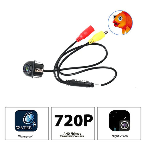 IP68 Waterproof 180 Degree Auto Parking Assist Rear View Camera 1080P AHD - stepyours.com