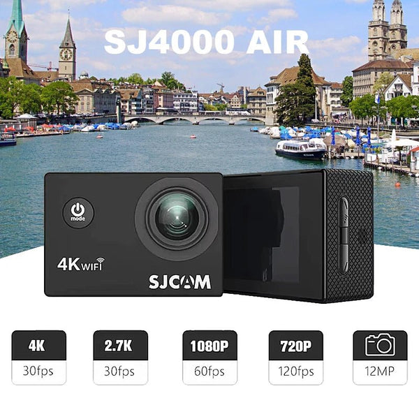 SJCAM SJ4000 Air Action Camera 4K Video 30M Waterproof WiFi Sports Cam - stepyours.com