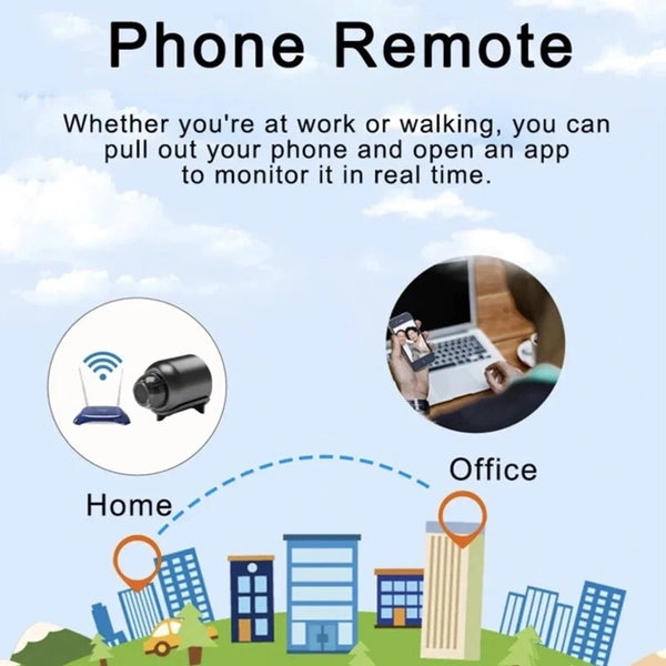 X5 Mini 1080P WiFi Security Camera Night Vision Motion Detection - stepyours.com