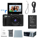 Ourlife AC600 4K Camera 64MP Autofocus 18x Zoom Flip Screen YouTube - stepyours.com