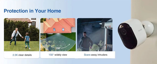 Imilab EC4 Outdoor Security Camera 2.5K Battery Powered Color Night Vision - stepyours.com