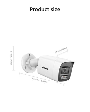 ANNKE 12MP IP67 Dual Light PoE Camera With Color Night Vision And Microphone - stepyours.com