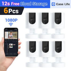 Indoor Pet Camera With Phone App 1080P WiFi Security Camera Foldable - stepyours.com