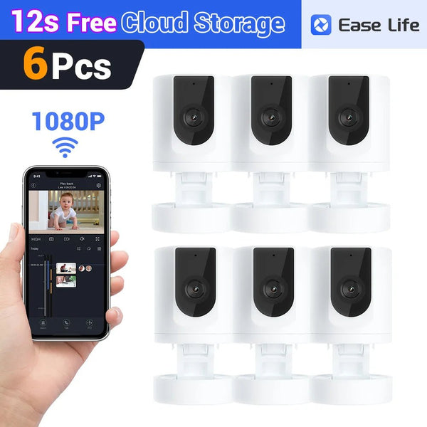 Indoor Pet Camera With Phone App 1080P WiFi Security Camera Foldable - stepyours.com