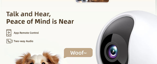 2.4G WiFi Indoor Camera - 2K 360 Degree PTZ With Night Vision And Two Way Talk - stepyours.com