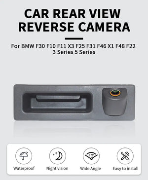 AHD 1080P Waterproof Night Vision Rear View Camera For BMW 3 Series And 5 Series - stepyours.com