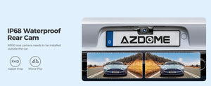 AZDOME 4K Dash Cam M550 Max GPS WiFi Car DVR 3.18Inch Screen Rear Cam - stepyours.com