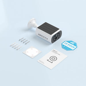 ARCCTV 2K Wireless Solar Camera - Humanoid Detection And Night Vision - stepyours.com