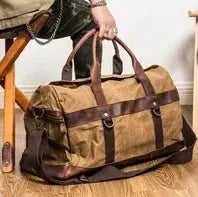 Leather Duffle Bag - Men Travel — product view 12