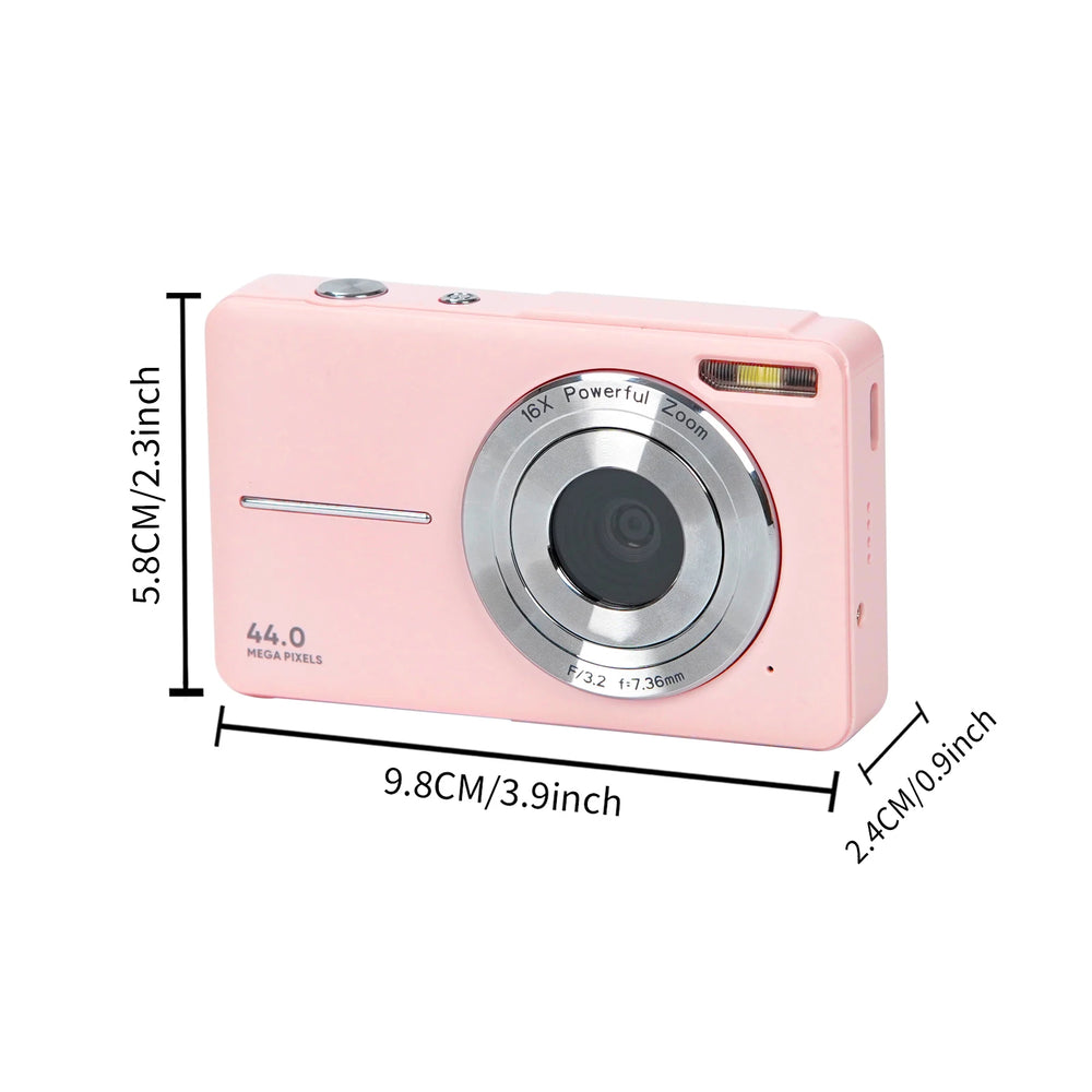 Kids Digital Camera Camcorder 16x Zoom 1080P 44MP for Beginners - stepyours.com