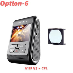 VIOFO A119 V3 2K Car Dash Camera With Parking Mode G Sensor Rota Lens - stepyours.com