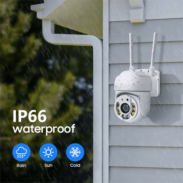 Tuya 4MP PTZ WiFi Outdoor Camera IP66 Weatherproof 5G Dual Band Security - stepyours.com