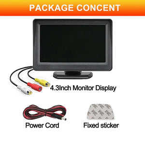 4.3 Inch Rear View Camera Monitor for Car Parking and Reversing System - stepyours.com