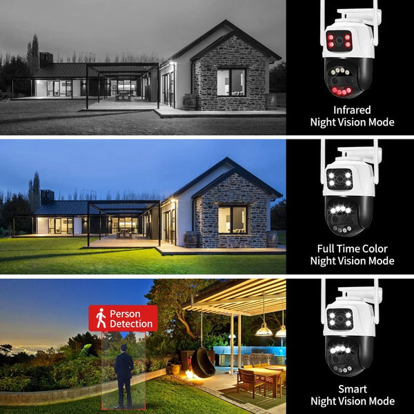 ASECAM 12MP 6K WiFi Camera - 8X Zoom With AI Human Detection Auto Tracking - stepyours.com