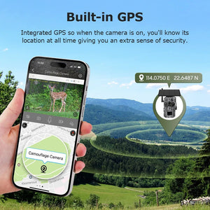 INQMEGA4G Solar Trail Camera 2K Night Vision 5MP PIR Motion Activated - stepyours.com