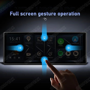 K60 Pro 11.3 Android 14 Screen GPS CarPlay Android Auto Dash Cam 1080P RearView - stepyours.com