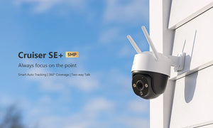 Imou Cruiser SE Plus 5MP Outdoor PTZ WiFi Camera 2 Pack IP66 AI Detection - stepyours.com