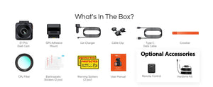 Vantrue E1 Pro 4K Mini Dash Cam Starvis Night Vision HDR WiFi GPS 1TB - stepyours.com
