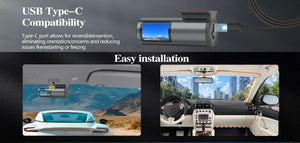 4K Dash Cam With WiFi GPS Mini Front Car DVR 24H Parking G Sensor - stepyours.com