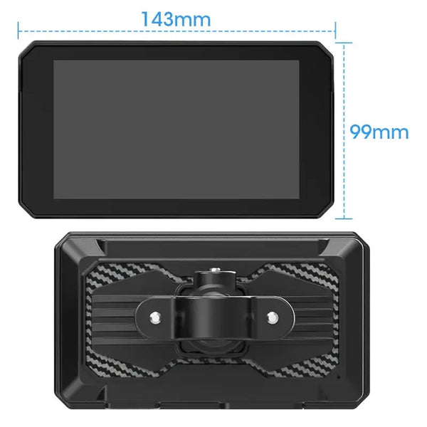 Jansite Motorcycle Screen - Dual Bluetooth Carplay - MT-TPMS 32G product image