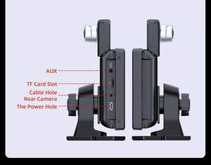 4K Dash Cam With Wireless CarPlay Android Auto GPS 7 Inch Or 10.26 Inch - stepyours.com