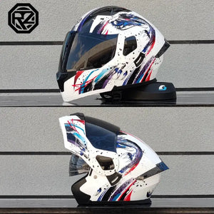 Modular Flip Up Motorcycle Helmet — product view 4