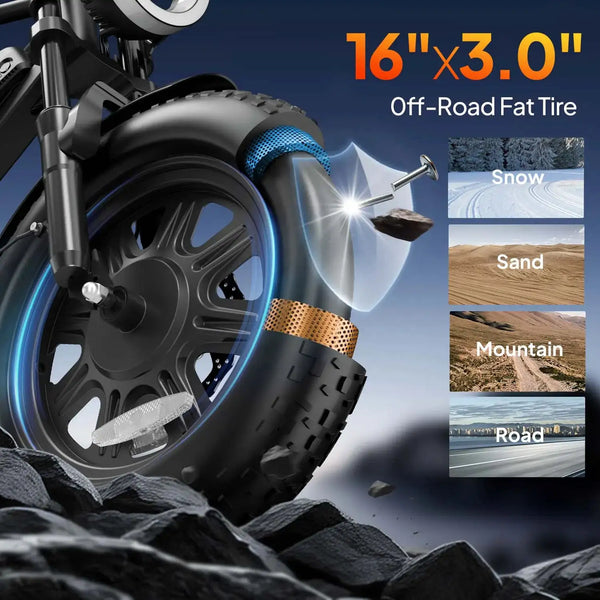 Urlife Fat Tire Electric — product view 4