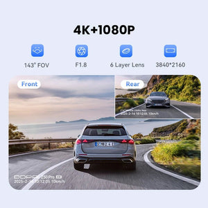 DDPAI Z50 Pro 4K UHD Dash Cam With 3 Inch IPS Display GPS ADAS Parking Monitor - stepyours.com