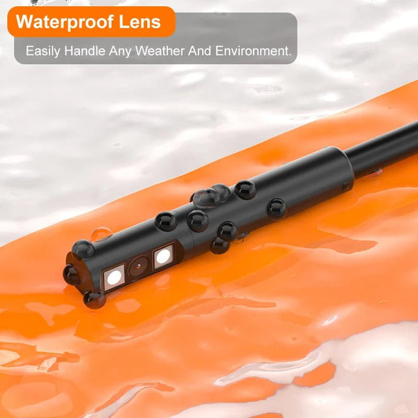 Four Point Three Inch Industrial Endoscope Camera 1080P HD 50m Rigid Cable - stepyours.com