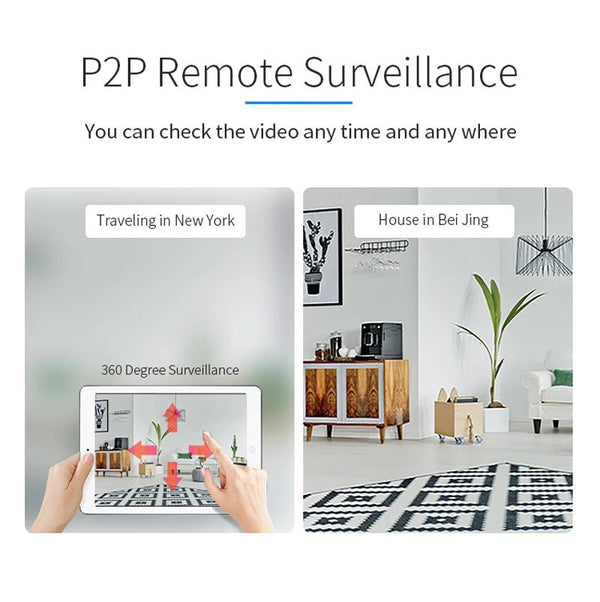 Tuya PTZ IP Camera - Auto Tracking And Color Night Vision Security Add Hooks - stepyours.com