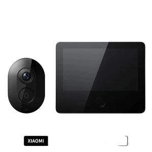 Xiaomi Smart Cat eye 2 WiFi Wireless Camera Video Peephole Doorbell 3MP HD Infrared Night Vision 180 Wide Nngle For Mi Home APP by stepyours.com