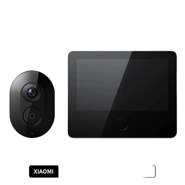 Xiaomi Smart Cat eye 2 WiFi Wireless Camera Video Peephole Doorbell 3MP HD Infrared Night Vision 180 Wide Nngle For Mi Home APP by stepyours.com
