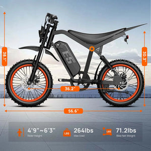 Urlife Electric Mountain Bike — product view 8