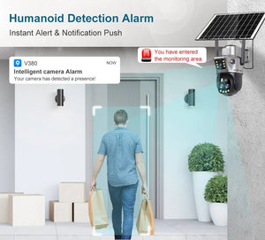 LS Vision Dual Screen Solar Camera 4G WiFi Outdoor Security 10X Zoom IP66 - stepyours.com