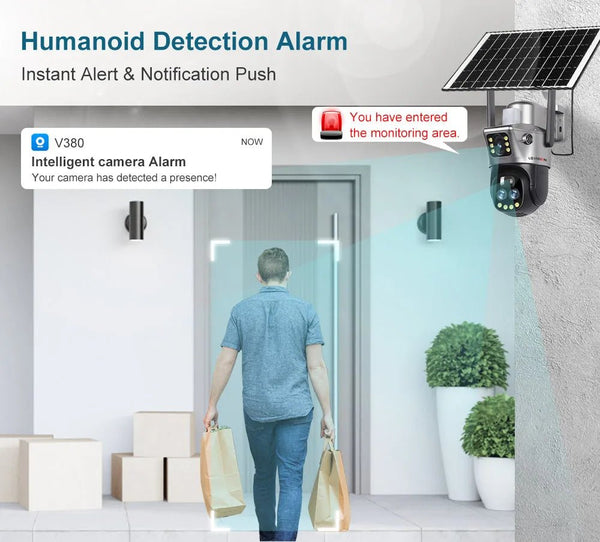 LS Vision Dual Screen Solar Camera 4G WiFi Outdoor Security 10X Zoom IP66 - stepyours.com