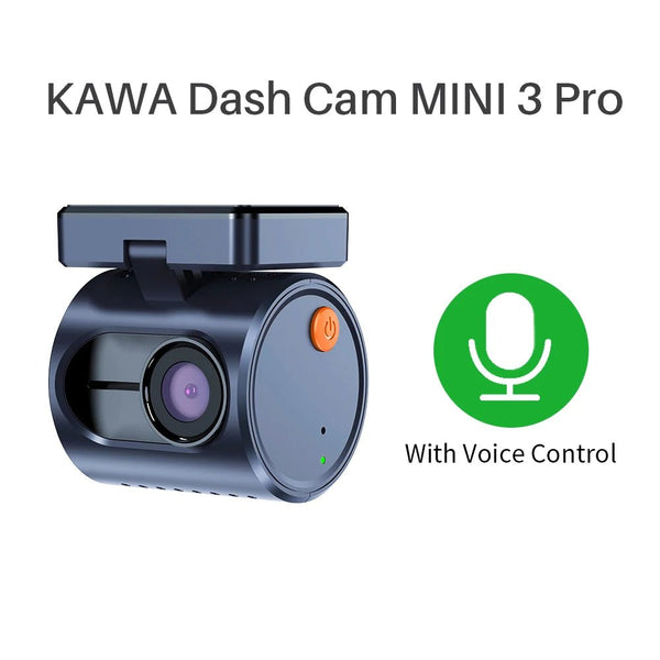 Kawa Mini 3 Pro 2K Car Dash Cam With WiFi App Voice Control Parking - stepyours.com
