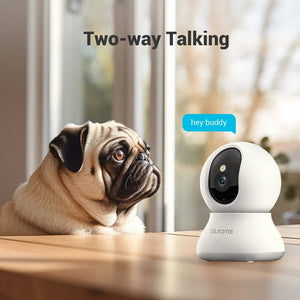 2Pcs Indoor 2K Security Cameras One Touch Call For Home Monitoring - stepyours.com