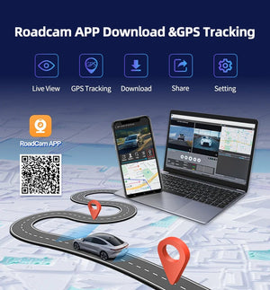 Imagebon H70 Plus 11.4 Inch 4K ADAS Dash Cam 60FPS Night Vision Dual Recording - stepyours.com