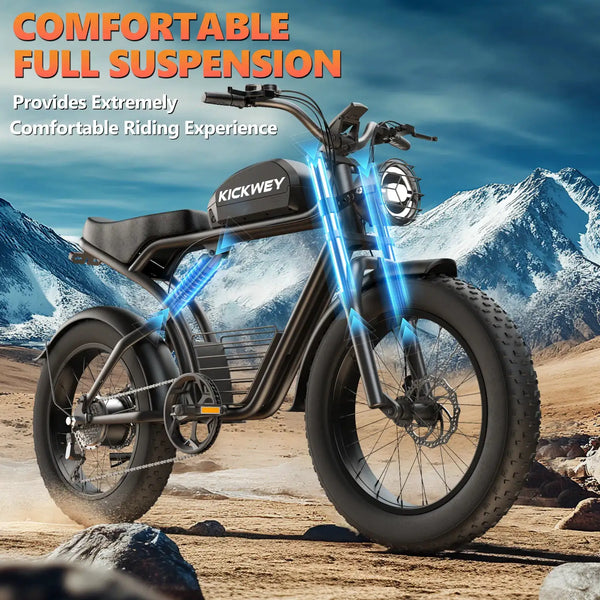 Kickwey Pro Fat Tire Ebike — product view 4