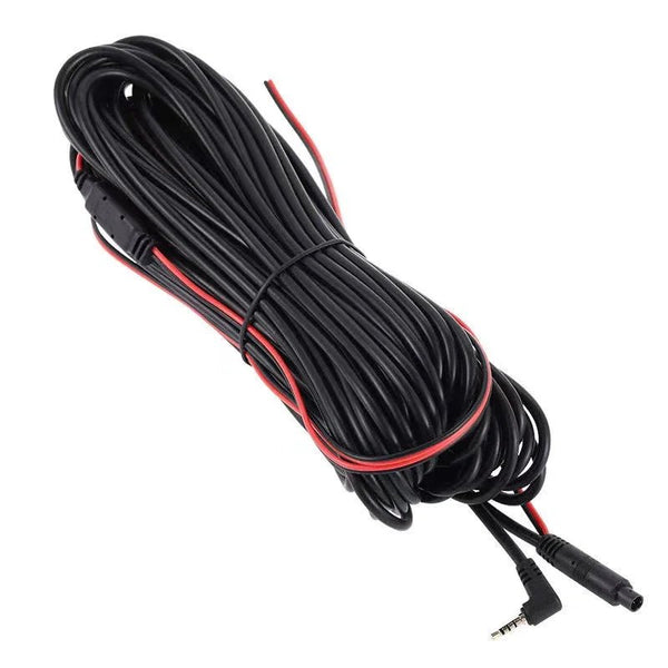 Dashcam Extension Cable 4 Pin 5 Pin Streaming Rear Camera 2.5mm Jack 10m - stepyours.com