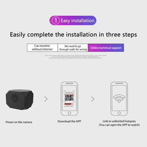 HD Mini Camera WiFi IP AP Remote Monitoring Lightweight Portable Camcorder Smart Home Surveillance Security Camera by stepyours.com