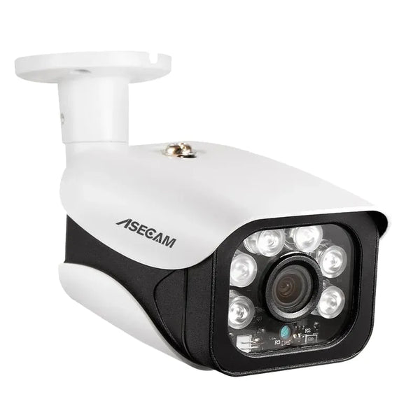 8MP 4K Outdoor PoE IP Camera H265 - 150ft Night Vision IP67 Weatherproof CCTV - stepyours.com