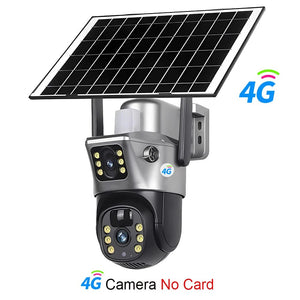 V380 Pro Solar Camera - Dual Lenses 8MP 4K 4G WiFi Night Vision - stepyours.com