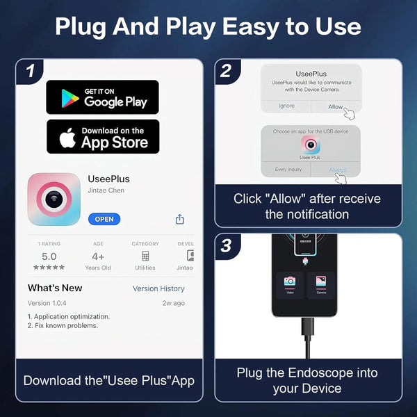 5.5 To 8mm Endoscope For Android And iPhone Real Time Boroscope Tight Spaces - stepyours.com