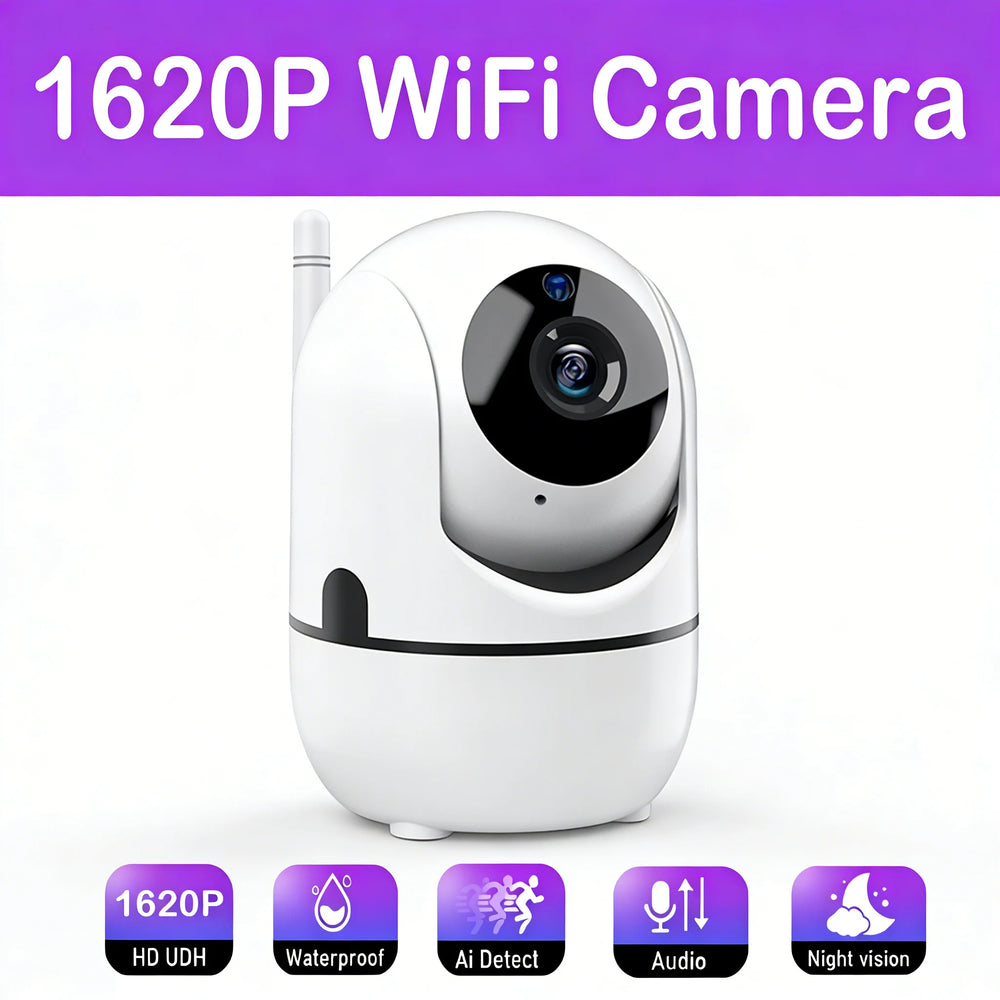 New Wireless IP Camera - Auto Tracking 1080P Night Vision For Home Security - stepyours.com
